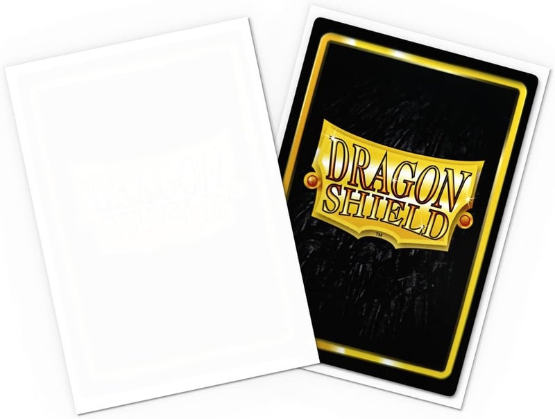 Arcane Tinmen Dragon Shield | Japanese Size Card Matte Sleeves | 60 CT - Smooth & Tough Premium TCG Sleeves - Compatible with Yu-Gi-Oh, Naruto, Cardfight & Vanguard | White - Image 3